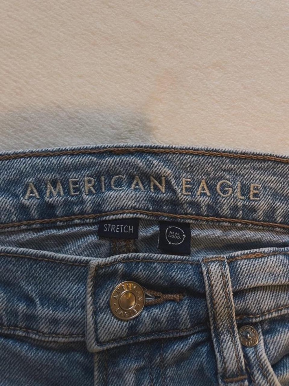 American Eagle Outfitters Super High-Rise Straight Jean - Picture 3 of 7